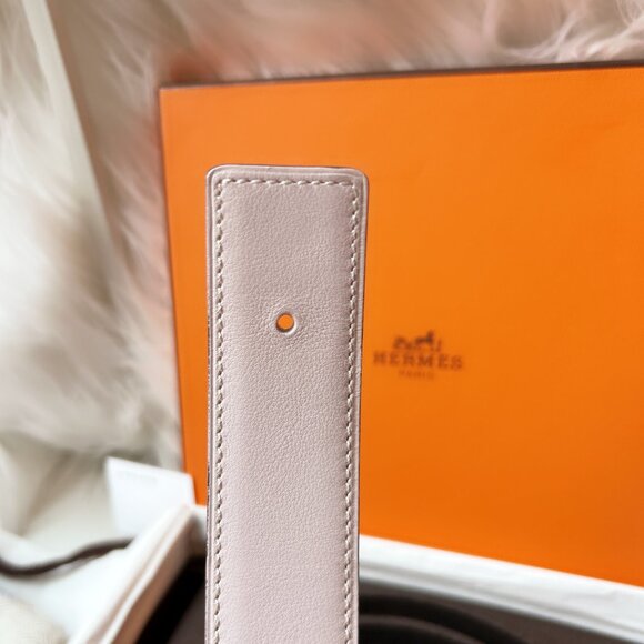 HERMES Constance Reversible  H Belt, Size 80-NEW main image 7